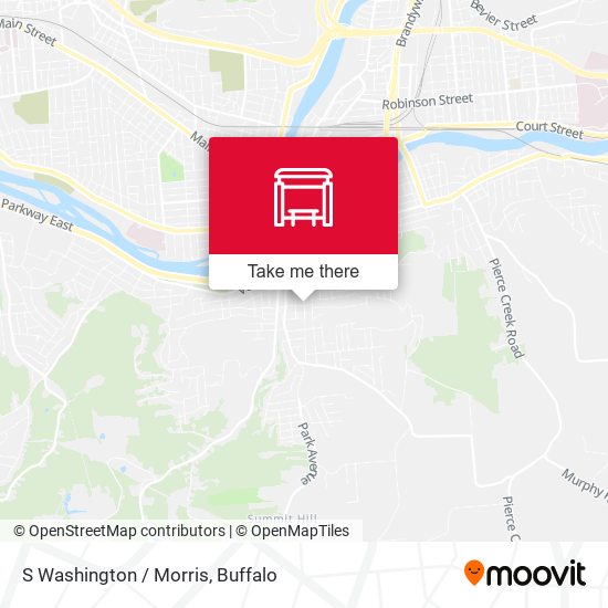 Mapa de S Washington / Morris