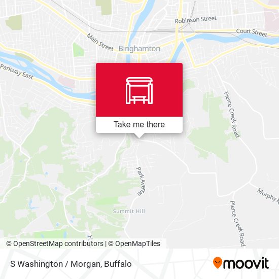 Mapa de S Washington / Morgan