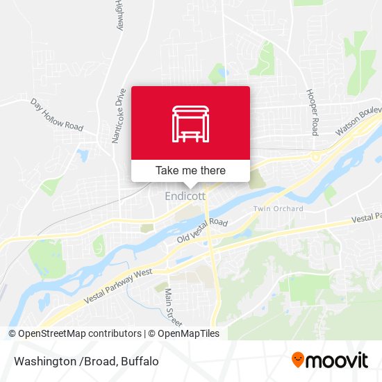 Mapa de Washington /Broad