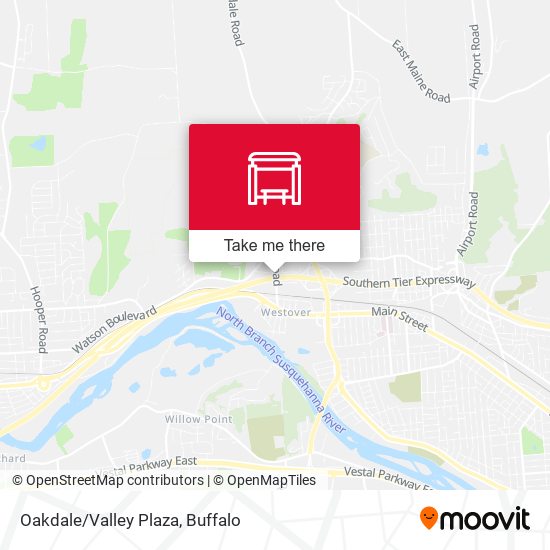 Oakdale/Valley Plaza map