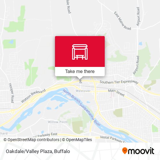 Mapa de Oakdale/Valley Plaza