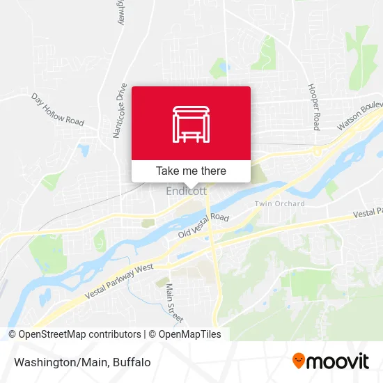 Washington/Main map