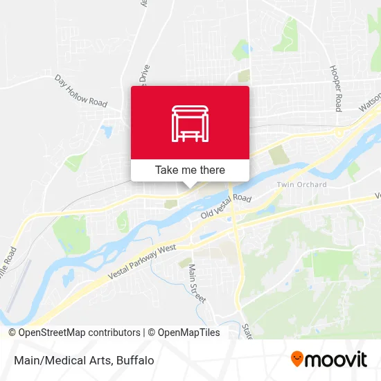Main/Medical Arts map