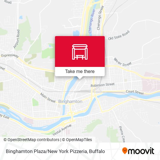 Binghamton Plaza / New York Pizzeria map
