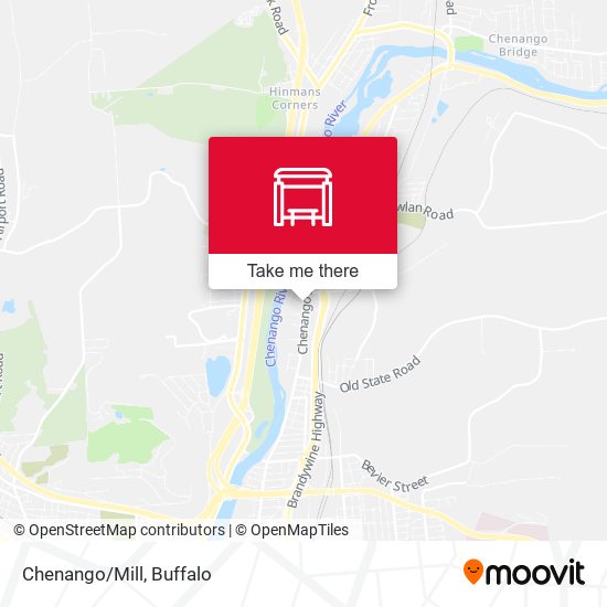 Chenango/Mill map