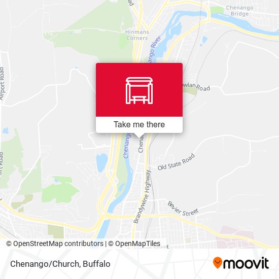 Chenango/Church map