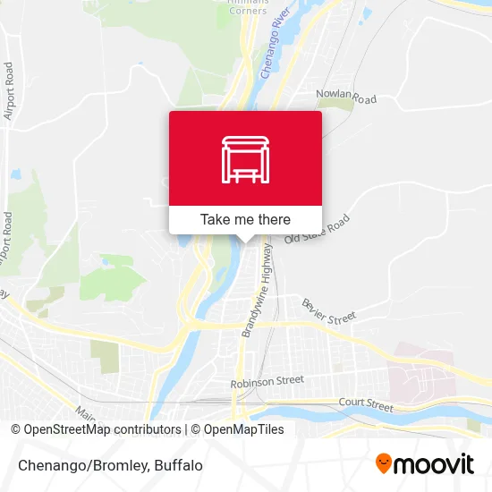 Chenango/Bromley map