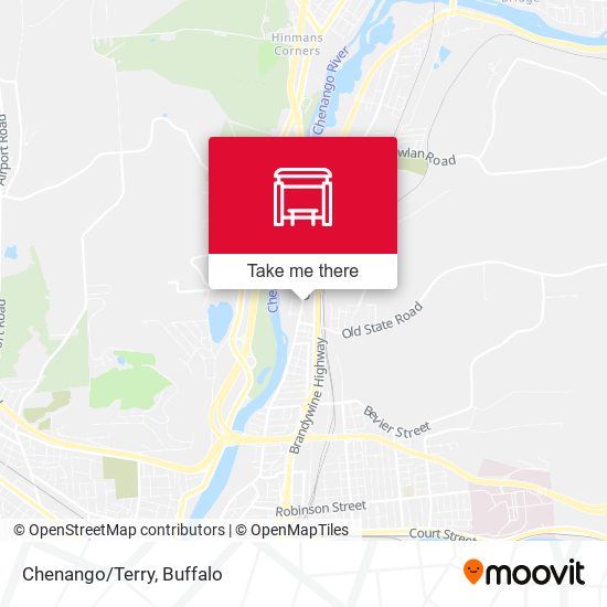 Mapa de Chenango/Terry
