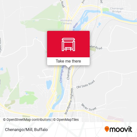 Chenango/Mill map