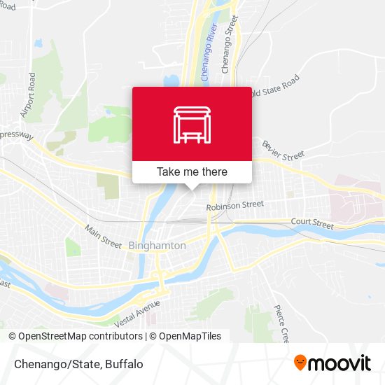 Mapa de Chenango/State