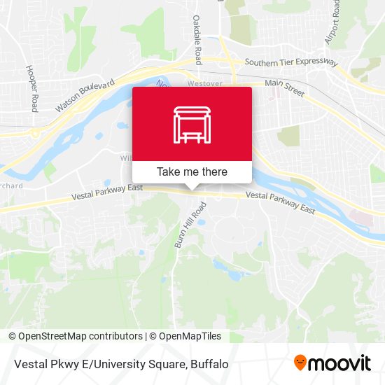 Vestal Pkwy E / University Square map