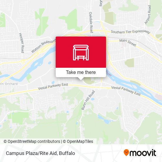 Campus Plaza/Rite Aid map