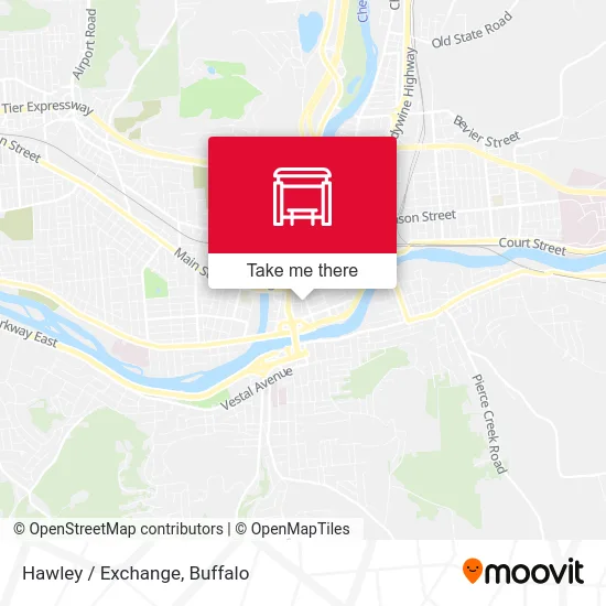 Hawley / Exchange map