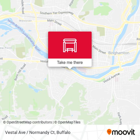 Vestal Ave / Normandy Ct map