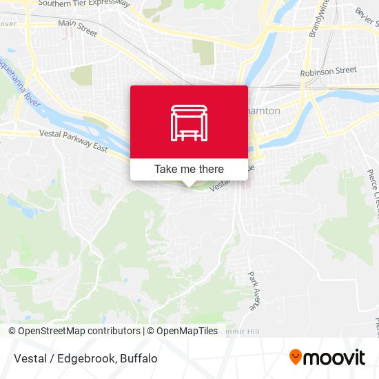 Mapa de Vestal  / Edgebrook