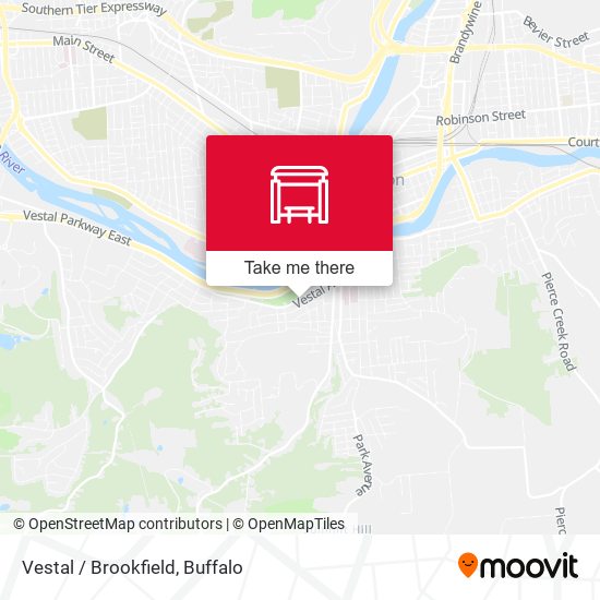 Mapa de Vestal / Brookfield
