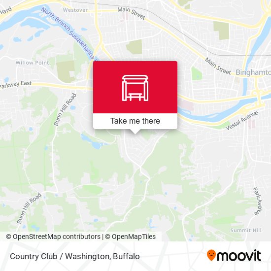 Mapa de Country Club / Washington