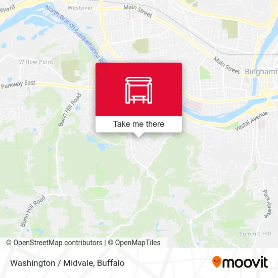 Washington / Midvale map