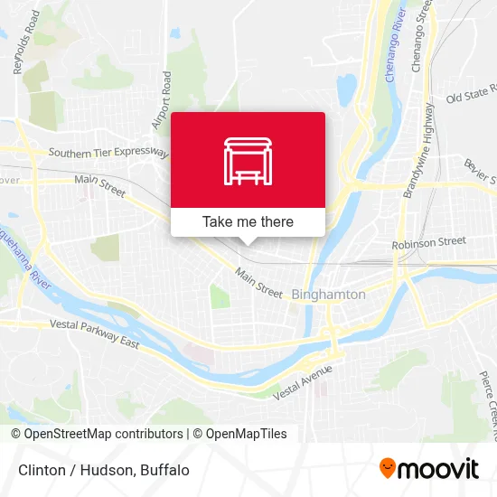Clinton / Hudson map