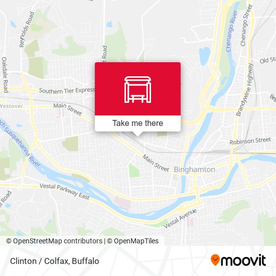 Clinton / Colfax map