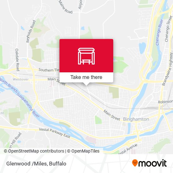 Mapa de Glenwood /Miles