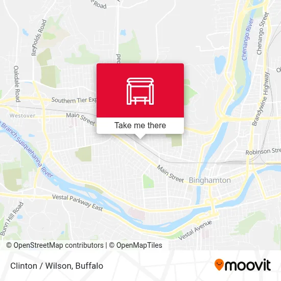 Clinton / Wilson map