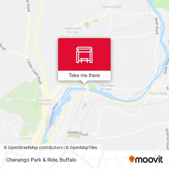 Chenango Park & Ride map
