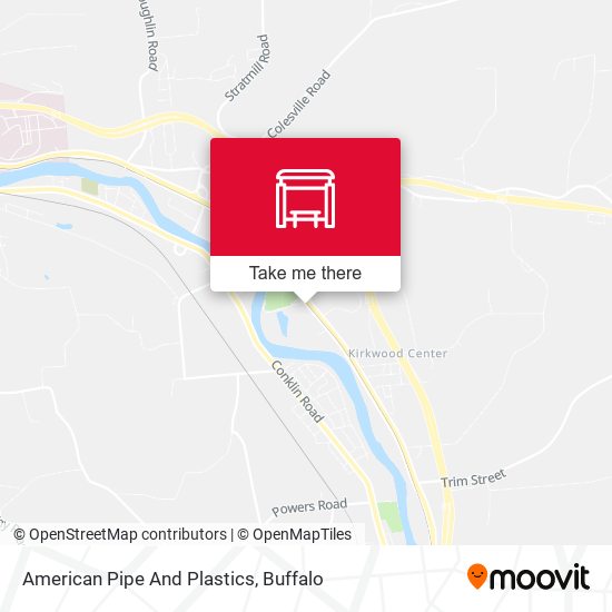 American Pipe And Plastics map