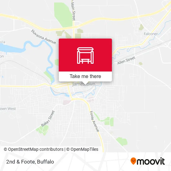 Mapa de 2nd & Foote