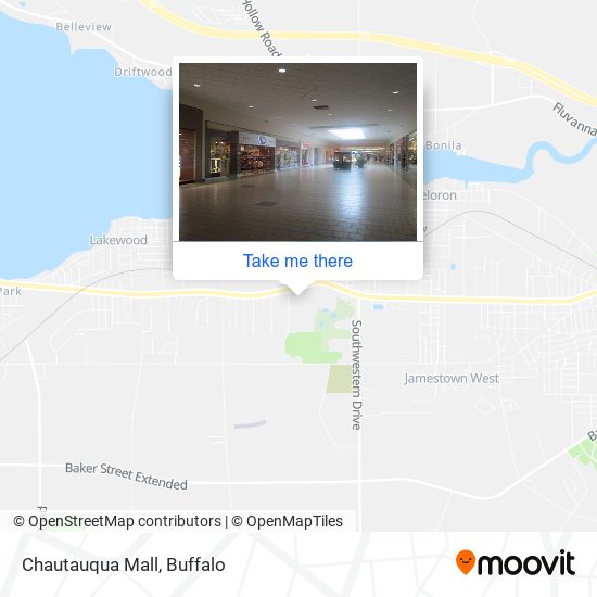 Chautauqua Mall map