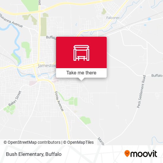 Mapa de Bush Elementary