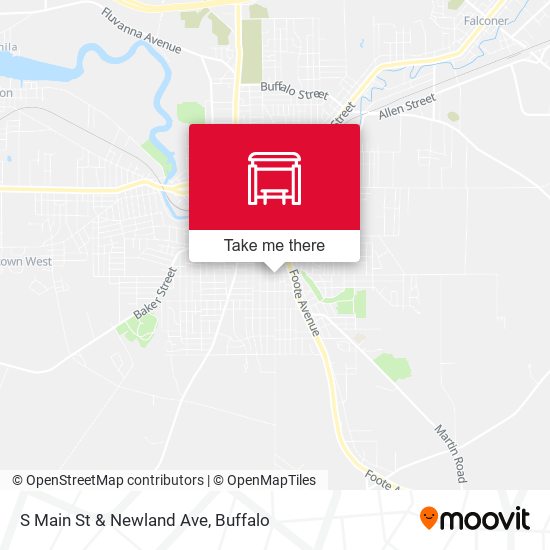 S Main St & Newland Ave map