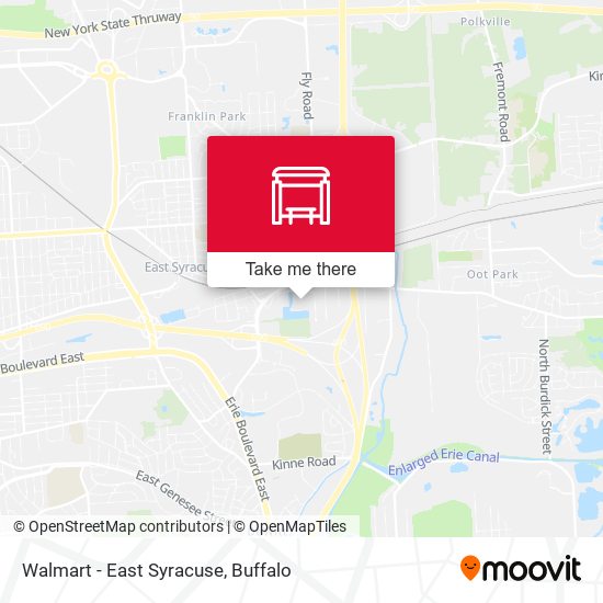 Mapa de Walmart - East Syracuse