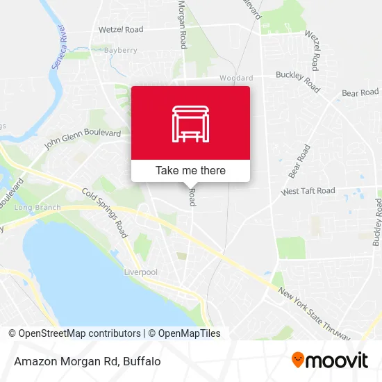 Amazon Morgan Rd map