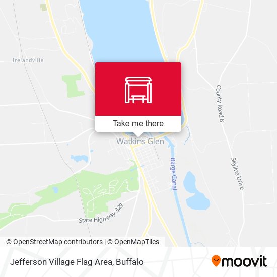 Jefferson Village Flag Area map