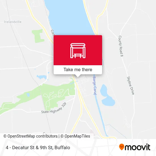 4 - Decatur St & 9th St map