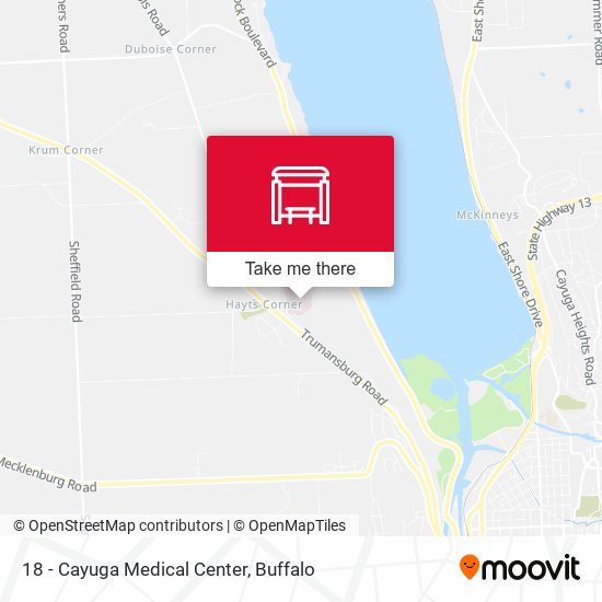 18 - Cayuga Medical Center map