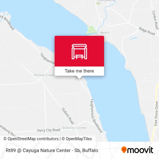 Rt89 @ Cayuga Nature Center - Sb map