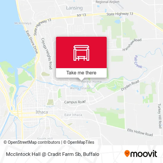 Mcclintock Hall @ Cradit Farm Sb map