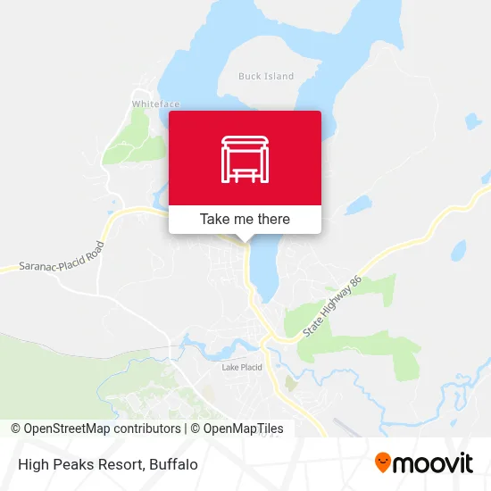 High Peaks Resort map