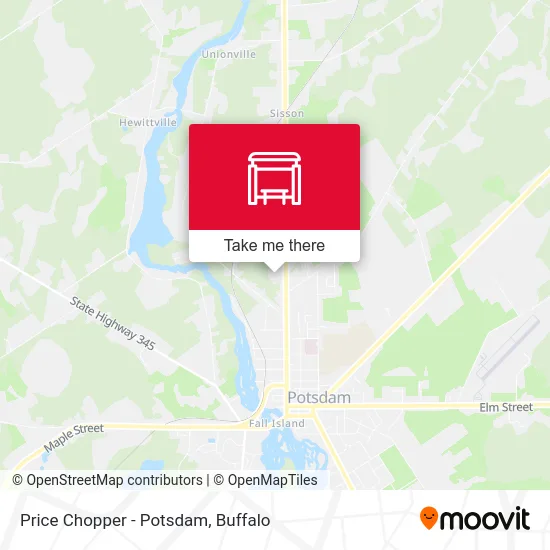 Price Chopper - Potsdam map