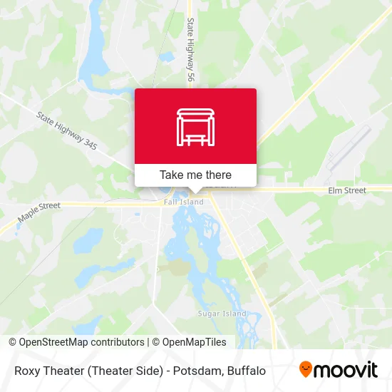 Roxy Theater (Theater Side) - Potsdam map