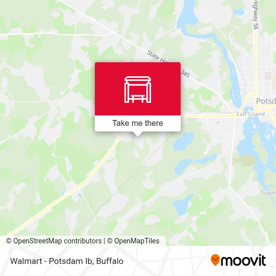 Walmart - Potsdam Ib map