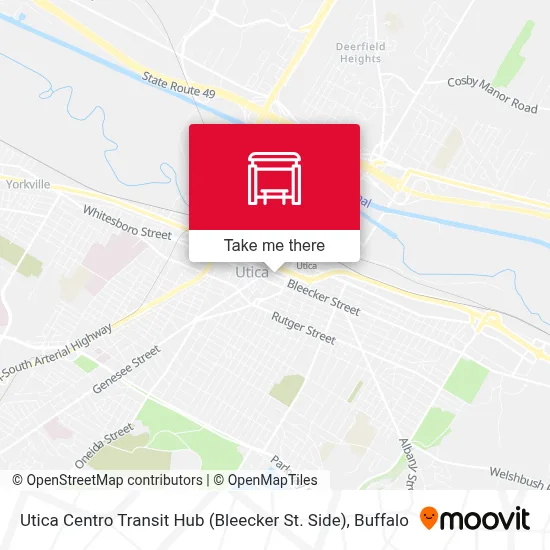 Utica Centro Transit Hub (Bleecker St. Side) map