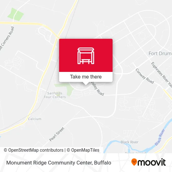 Monument Ridge Community Center map