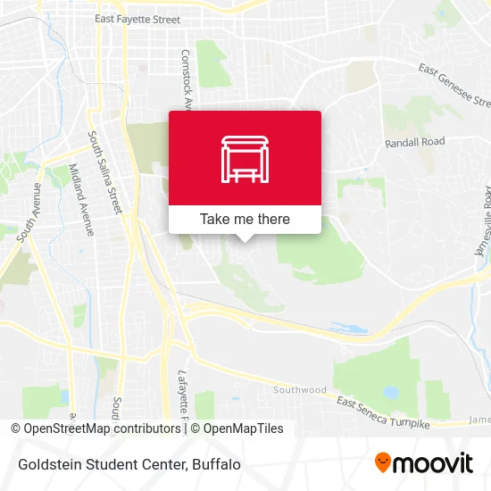 Goldstein Student Center map