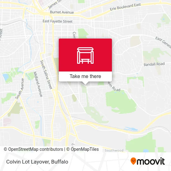 Colvin Lot Layover map