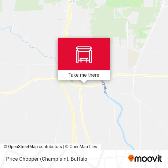 Price Chopper (Champlain) map