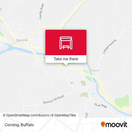 Corning map