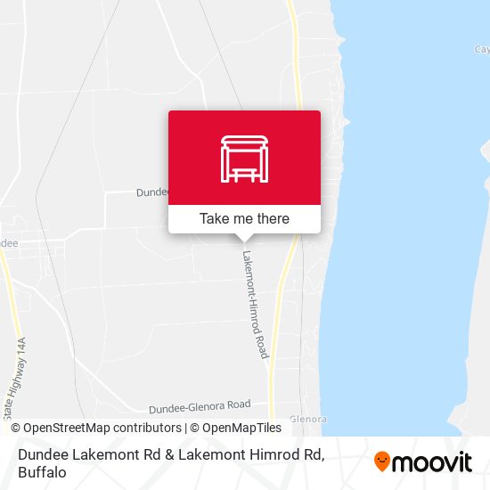 Dundee Lakemont Rd & Lakemont Himrod Rd map